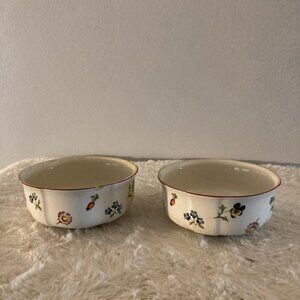 Villeroy & Boch "Petite Fleur" 4-5/8" Soup/Cereal Bowls (2)